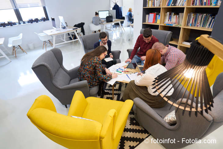 Coworking Space mit Coworkern