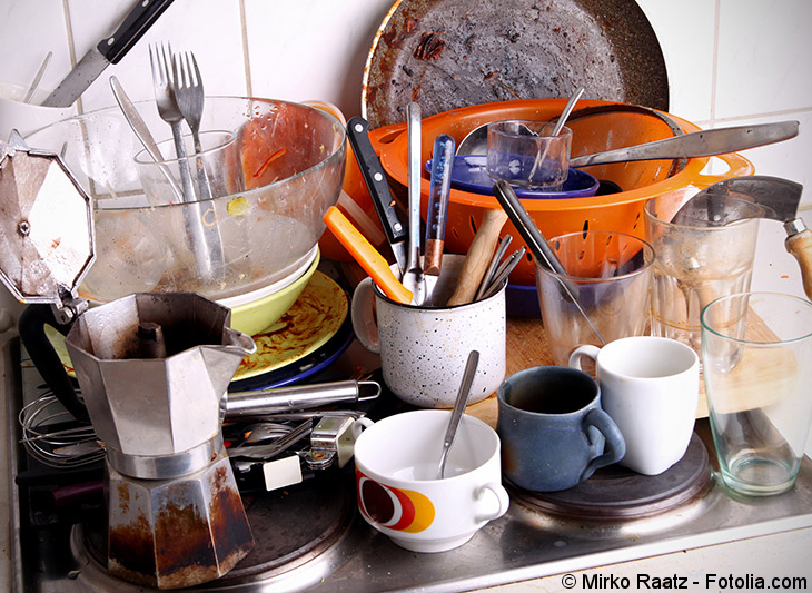 Messy kitchen