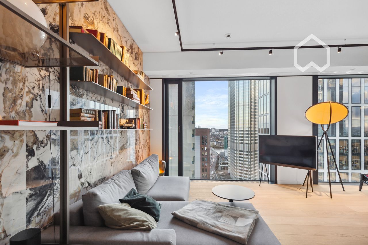 Modern studio apartment with balcony available